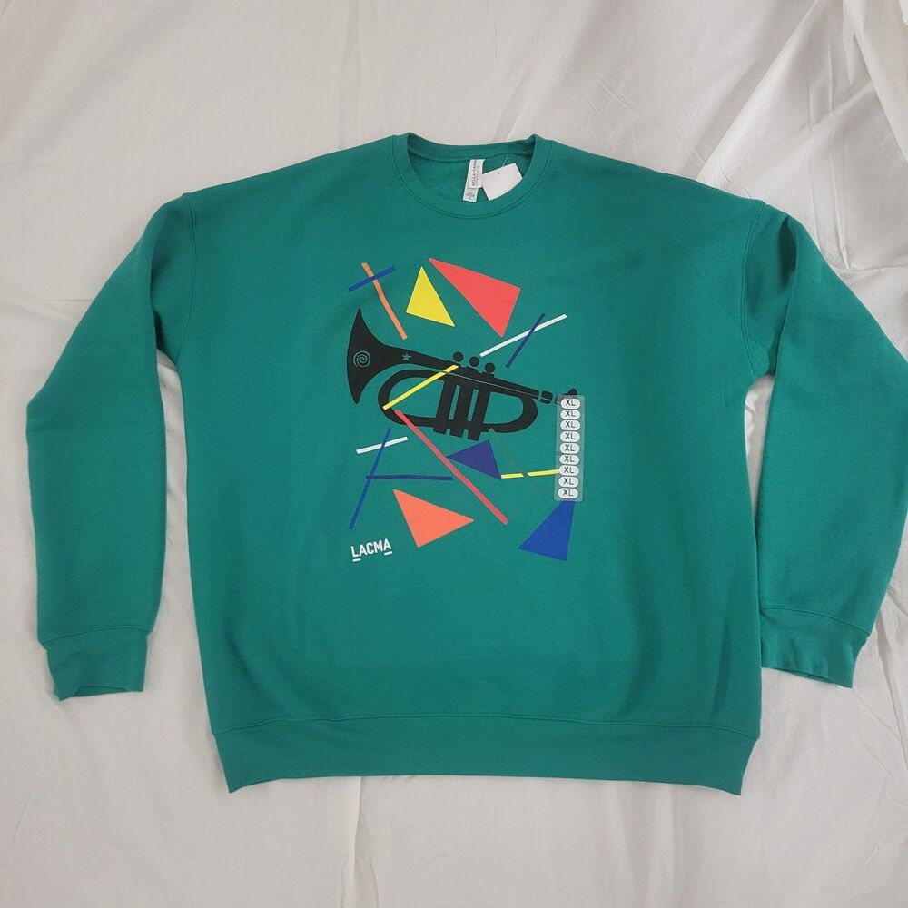 LACMA Jazz Raglan Sweatshirt Samuel Pace Design ~ XL